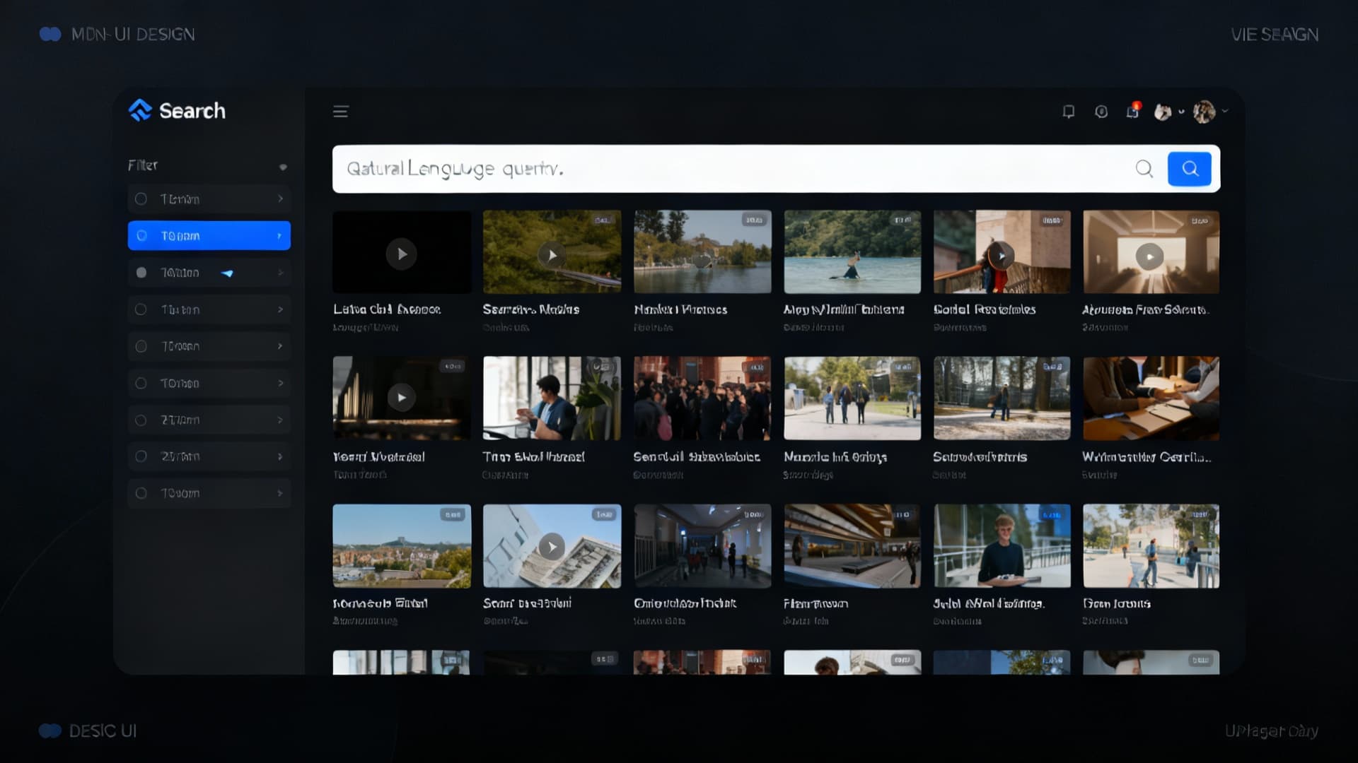 Natural Language Video Search screenshot